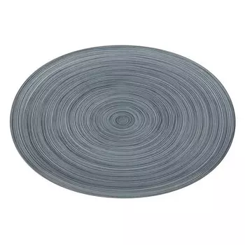 TAC Gropius Stripes 20 матовая тарелка матовая 34x23,5 см Rosenthal studio-line, серый
