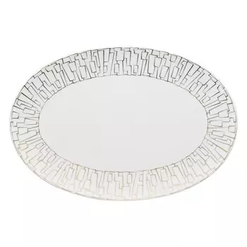 TAC Gropius - Тарелка Skin Gold 34x23,5 см Rosenthal studio-line, золото