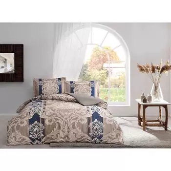 Tac — Комплект постельного белья из хлопкового атласа Ethan Beige