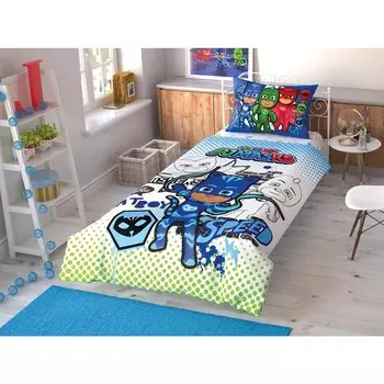 Tac Pj Masks Чешский лицензированный Комплект постельного белья Tac