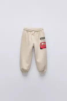 Тачки брюки disney ZARA, светло-бежевый