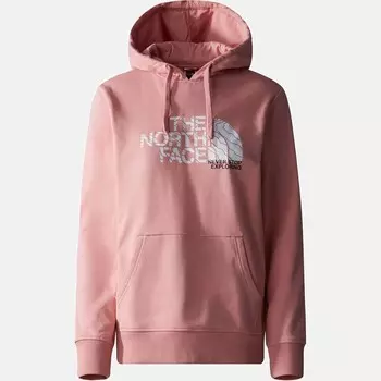 Tacune женская толстовка с капюшоном The North Face, бордовый