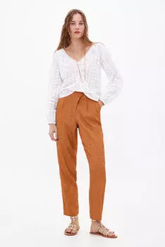 Тадеа. Романтическая хлопковая футболка Hoss Intropia, белый