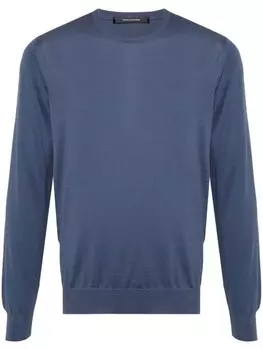 Tagliatore джемпер Gray с круглым вырезом, синий