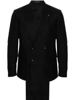 Tagliatore костюм с брошью, черный