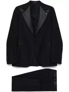 Tagliatore костюм с брошью, синий