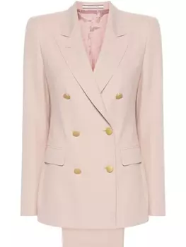 Tagliatore костюм с двубортным пиджаком, розовый
