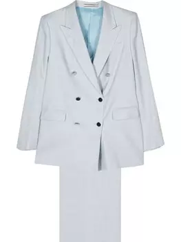 Tagliatore костюм с двубортным пиджаком, синий