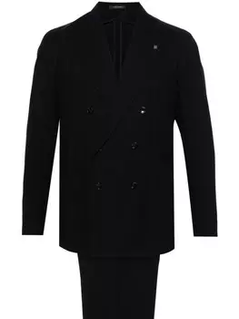 Tagliatore костюм с двубортным пиджаком, синий