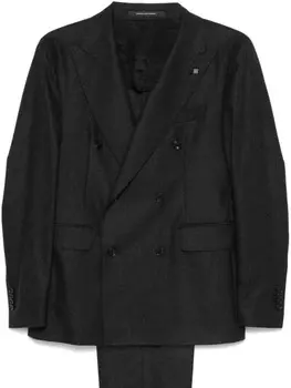 Tagliatore костюм с однобортным пиджаком, серый