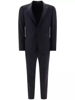 Tagliatore костюм с однобортным пиджаком, синий