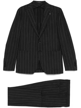 Tagliatore костюм в тонкую полоску, серый
