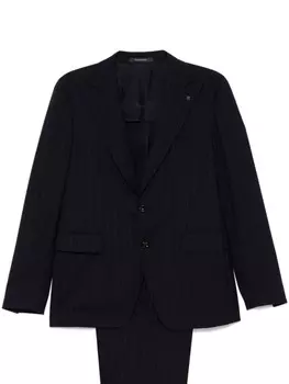 Tagliatore костюм в тонкую полоску, синий