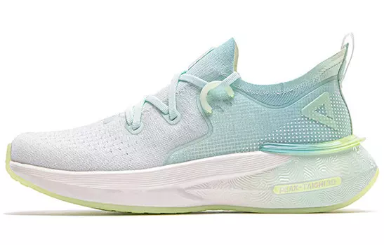 Tai Ji3.0 Кроссовки для женщин с низким верхом, белые/королевские/зеленые Peak
