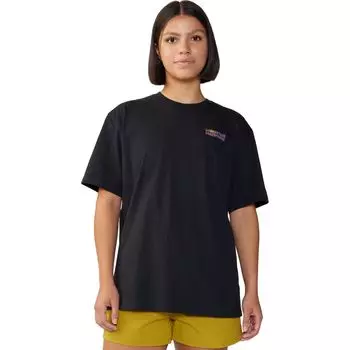 Тай-дай боксовый топ с коротким рукавом Mountain Hardwear, черный