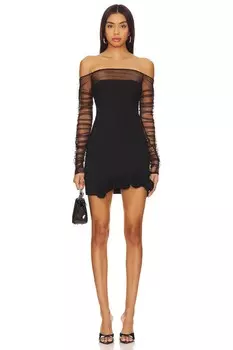 Тайское мини-платье Camila Coelho, черный