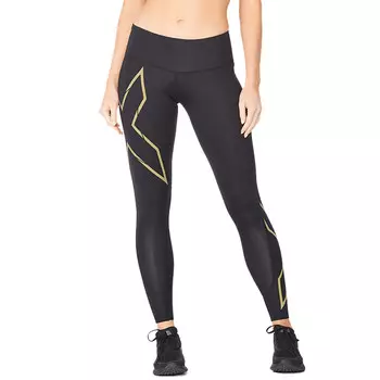 Тайтсы 2XU Light Speed Mid-Rise Compression, черный