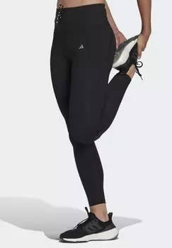 Тайтсы женские Adidas на кулиске, черный