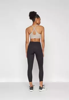 Тайтсы BALANCE COMPRESSION HIGH WAIST 7/8 LOGO TAPING DKNY, черный