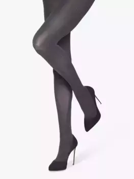 Тайтсы Charnos Opaque Two Tone Spot, цвет black/grey