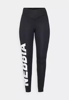 Тайтсы CROSSOVER LEGGINGS Nebbia, черный