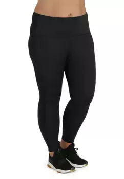 Тайтсы для бега Q by Endurance "ISABELLE", доступны в больших размерах, черный