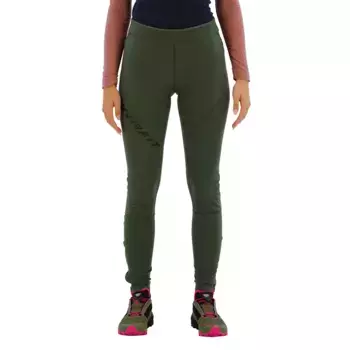 Тайтсы Dynafit Winter Running, зеленый
