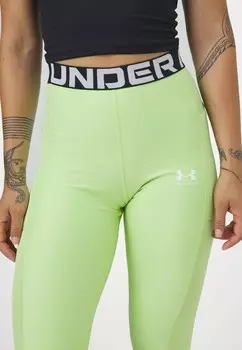 Тайтсы HEATGEAR LEGGING Under Armour, светло-зеленый