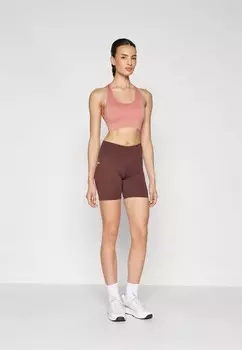 Тайтсы HIGH WAISTED LEGGINGS SHORTS FIT SMART Nebbia, темно-коричневый