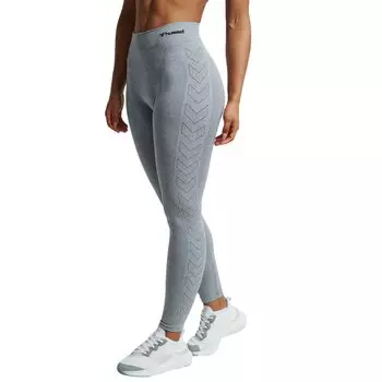 Тайтсы Hummel CI Seamless Mid Waist, серый