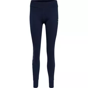 Тайтсы Hummel, цвет trkis/blau/blau
