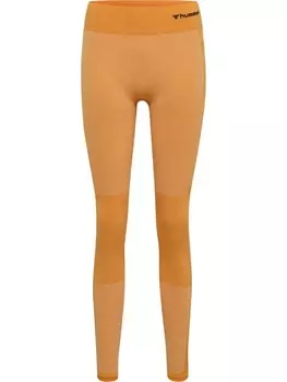 Тайтсы Hummel Hmlclea Yoga Damen, цвет blazing orange/carrot curl melange