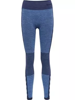 Тайтсы Hummel Hmlclea Yoga Damen, цвет granada sky/navy peony melange