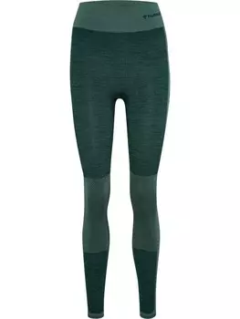 Тайтсы Hummel Hmlclea Yoga Damen, цвет green gables/garden topiary me