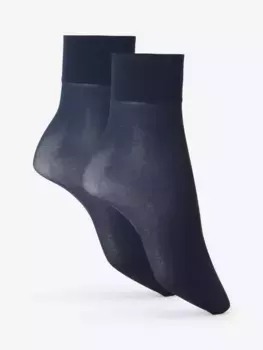 Тайтсы John Lewis 40 Denier Ankle-High 2 шт, темно-синий