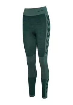 Тайтсы LCLEA SEAMLESS MID WAIST Hummel, зеленый