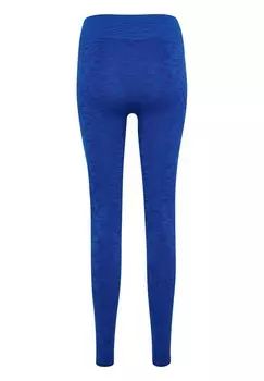 Тайтсы LEO SEAMLESS Hummel, синий