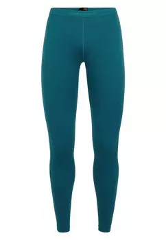 Тайтсы MERINO QUANTUMIII ZIP Icebreaker, темно-синий