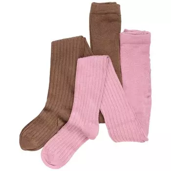 Тайтсы Minymo Stocking Rib 2 Pack, разноцветный