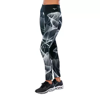 Тайтсы Mizuno Printed, белый