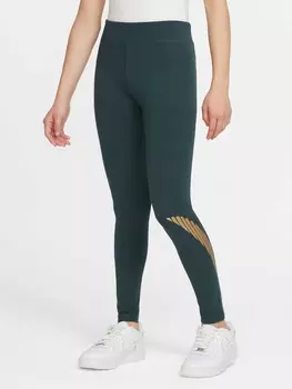 Тайтсы Nike G NSW FVRT HR TGHT SHNE, зеленый