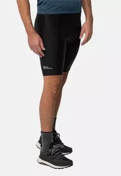 Тайтсы PADDED M MOROBBIA Jack Wolfskin, цвет black