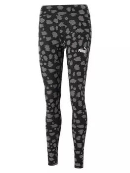 Тайтсы Puma ESS+ ANIMAL AOP, черный