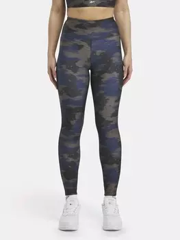 Тайтсы Reebok ID Train Camo, синий