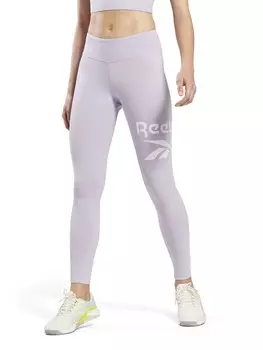 Тайтсы Reebok Identity Logo, фиолетовый