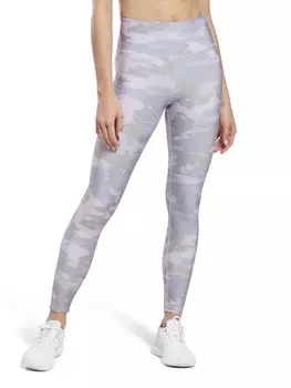 Тайтсы Reebok Workout Ready Camo Print, розовый