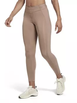 Тайтсы Reebok Yoga High-Waisted Performance Rib, коричневый