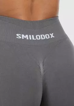 Тайтсы SEAMLESS SCRUNCH CETRINA Smilodox, антрацит