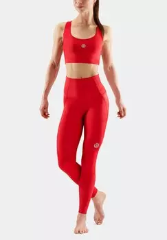 Тайтсы Skins, красный