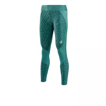 Тайтсы Skins Series 3 Long, зеленый